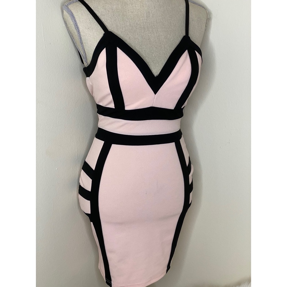 Windor Black & Pink Cocktail Dress